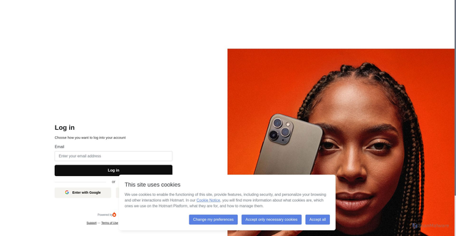 Security scan screenshot of https://consumer.hotmart.com