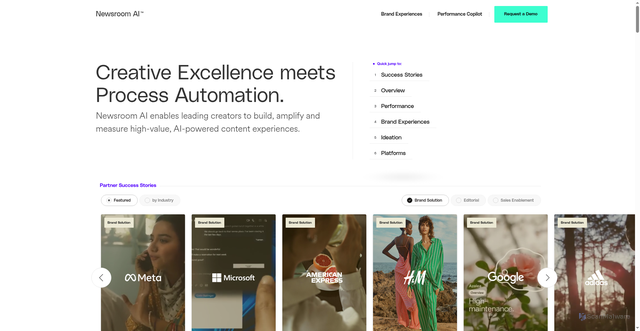 Security scan screenshot of https://stories.nws.ai