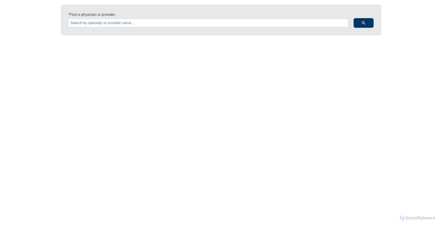 Security scan screenshot of https://pmc-adventist-embedded.provider-match.com