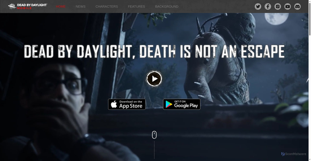 Security scan screenshot of https://www.dbdmobile.com/m/