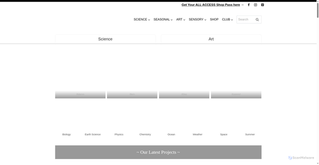 Security scan screenshot of https://littlebinsforlittlehands.com