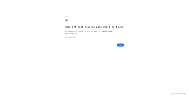 Security scan screenshot of https://rtt-east.riva.co