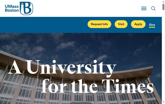 Security scan screenshot of https://www.umb.edu/