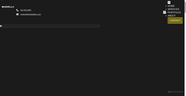 Security scan screenshot of http://farrisbuilders.pages.dev/