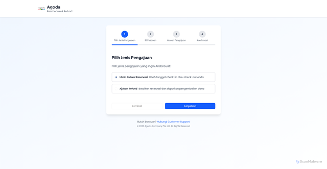Security scan screenshot of agodaa.netlify.app