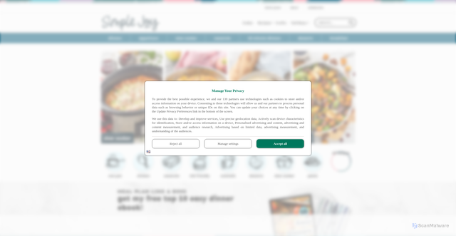 Security scan screenshot of https://www.simplejoy.com