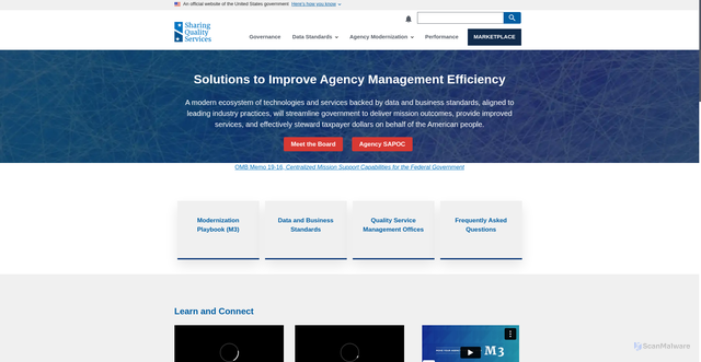 Security scan screenshot of https://ussm.gsa.gov/