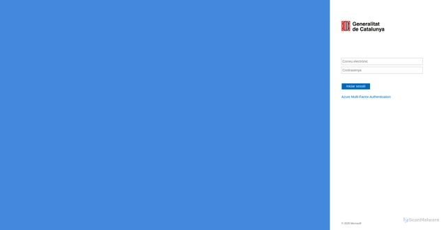 Security scan screenshot of https://gencatportaltdc.vercel.app/