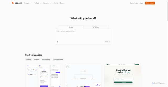 Security scan screenshot of https://links.replit.com