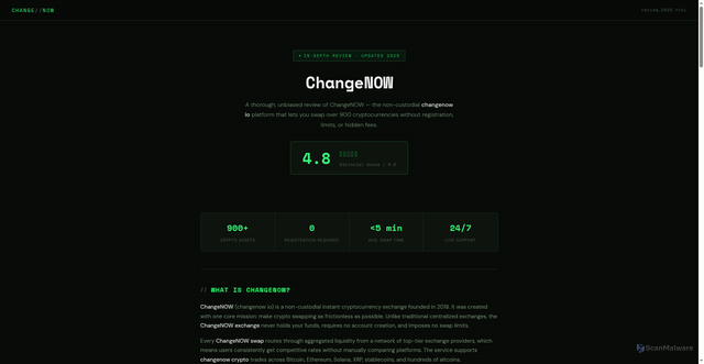 Security scan screenshot of http://chanqenow.org/