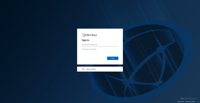 Security scan screenshot of https://mistrasgroupinc.sharepoint.com