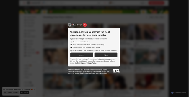 Security scan screenshot of https://vi.dqza.app