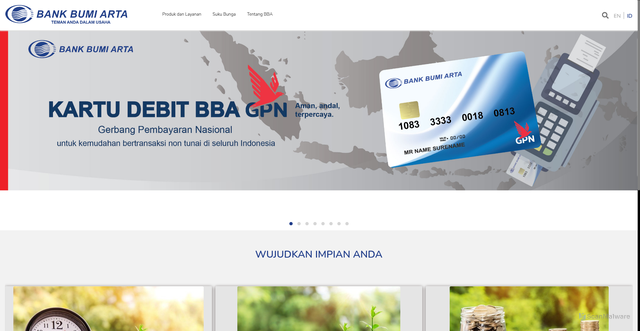 Security scan screenshot of https://bankbba.co.id
