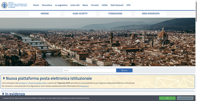 Security scan screenshot of https://www.commercialisti.fi.it/
