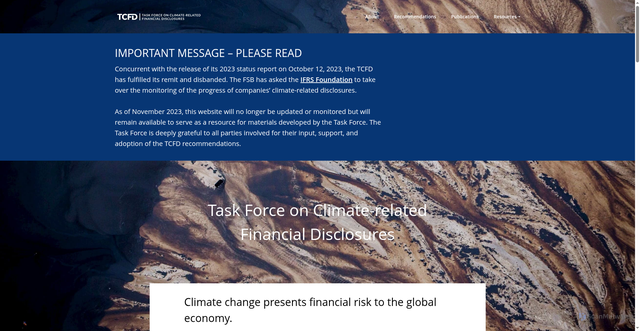 Security scan screenshot of https://www.fsb-tcfd.org/