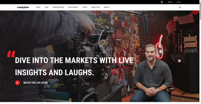 Security scan screenshot of https://tastylive.com