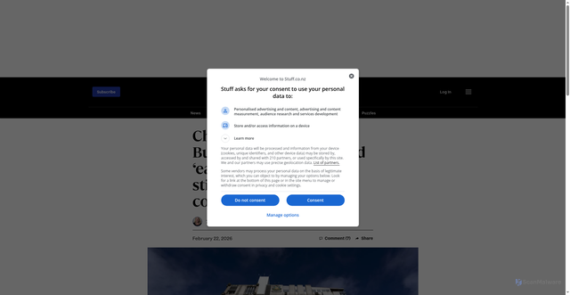 Security scan screenshot of https://www.thepress.co.nz/nz-news/360951835/christchurchs-civic-building-now-considered-earthquake-prone-still-safe-occupy-council-says