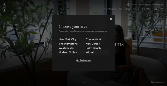 Security scan screenshot of https://www.bhsusa.com
