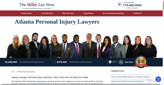 Security scan screenshot of https://atlantaadvocate.com/atlanta/