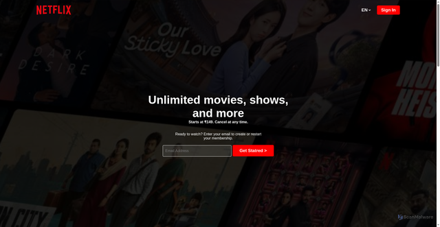 Security scan screenshot of http://spoitiy007.github.io/Spoitiy-Netflix