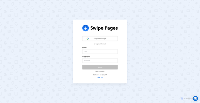 Security scan screenshot of https://scripts.swipepages.com/