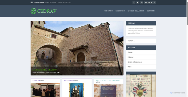 Security scan screenshot of https://www.cedrav.net/