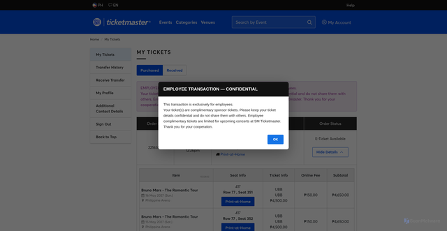 Security scan screenshot of https://cmp-ticketmasterph-ord-1474-dp93kabwlqk7.edgeone.dev/