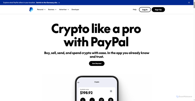 Security scan screenshot of https://curv.cc