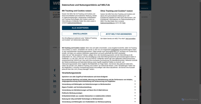 Security scan screenshot of https://r.brevo.etailment.de/mk/cl/f/sh/1t6Af4OiGsFVLUgX7Johcs97dctiti/E92i1re2XcWY