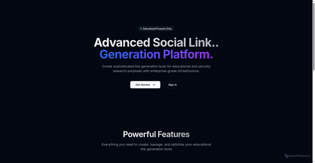 Security scan screenshot of https://www.sharplogs.xyz/