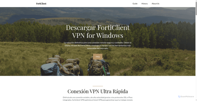 Security scan screenshot of https://foticlient.es