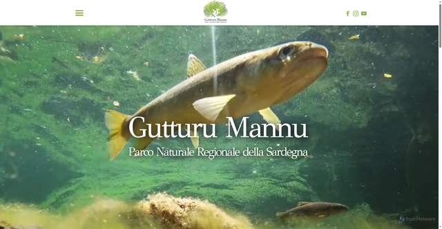 Security scan screenshot of https://www.parcogutturumannu.it/