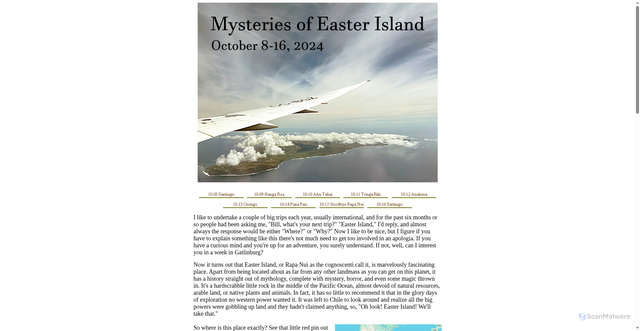 Security scan screenshot of https://paintrock.net/easterisland/