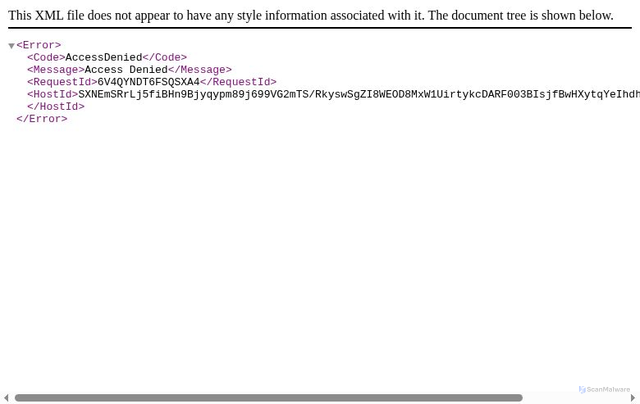 Security scan screenshot of https://aistudio-cdata-eu.s3.eu-central-1.amazonaws.com/