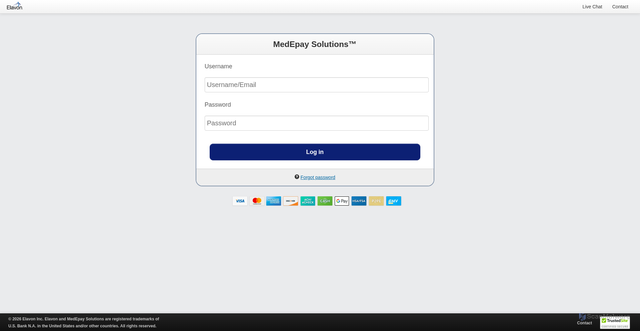 Security scan screenshot of https://elavon.medepay-solutions.com