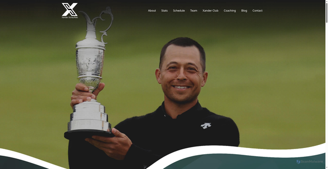 Security scan screenshot of https://xanderschauffele.com/