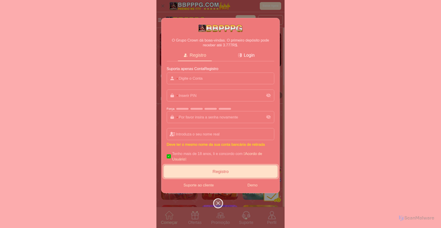 Security scan screenshot of https://aaoopg.cc/