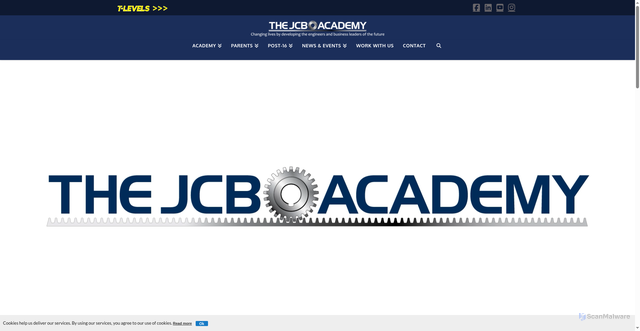 Security scan screenshot of http://www.jcbacademy.com