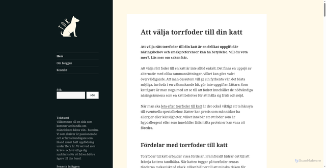 Security scan screenshot of https://tokhund.se