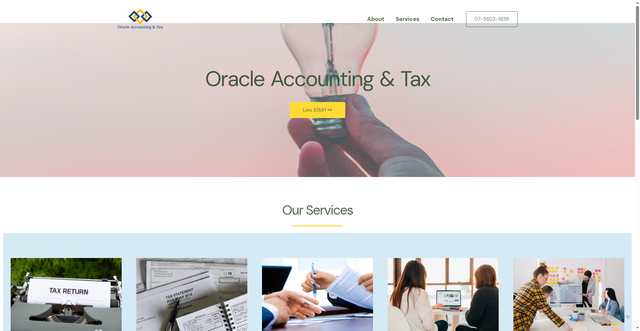 Security scan screenshot of https://oracleaccount.com.au