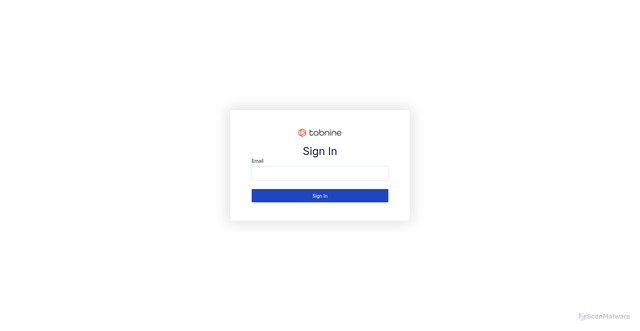 Security scan screenshot of https://console.tabnine.com