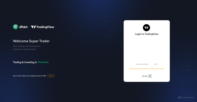 Security scan screenshot of https://tv-broker-api.dhan.co