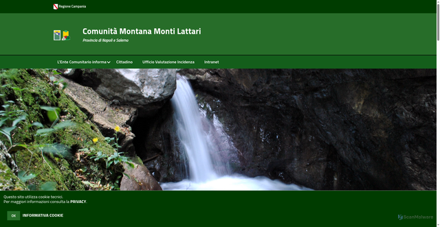 Security scan screenshot of https://www.cmmontilattari.it/hh/index.php