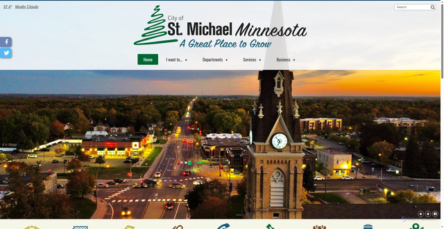 Security scan screenshot of https://stmichaelmn.gov/