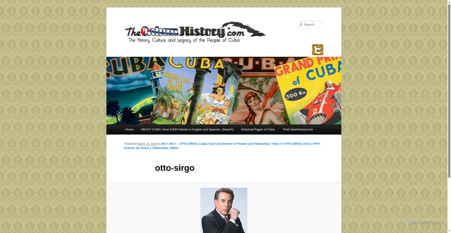 Security scan screenshot of https://www.thecubanhistory.com/2018/03/otto-sirgo-cuban-actor-and-director-of-theater-and-telenovelas-video-otto-sirgo-actor-y-director-del-teatro-y-telenovelas-video/otto-sirgo-2/