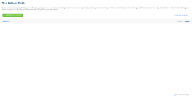 Security scan screenshot of https://consent-pref.trustarc.com/