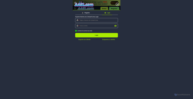 Security scan screenshot of https://aa8l.vip/