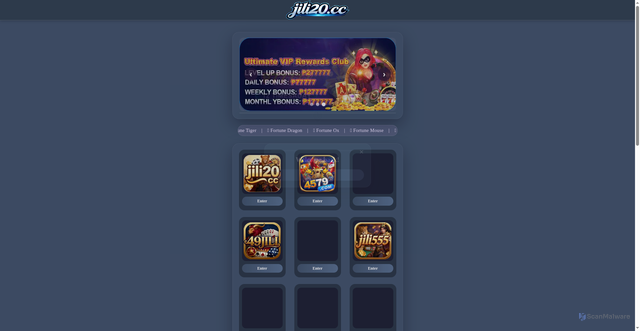 Security scan screenshot of https://jili20.xyz/?host=https://t94cvt.com?ch=64279