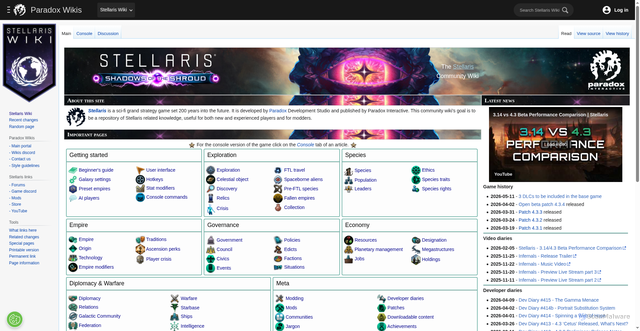 Security scan screenshot of https://stellaris.paradoxwikis.com