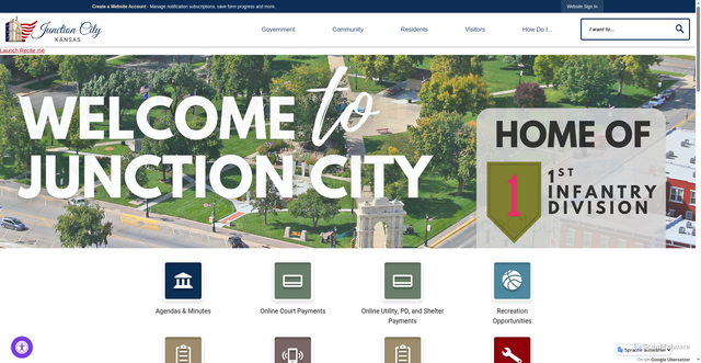 Security scan screenshot of https://junctioncity-ks.gov/